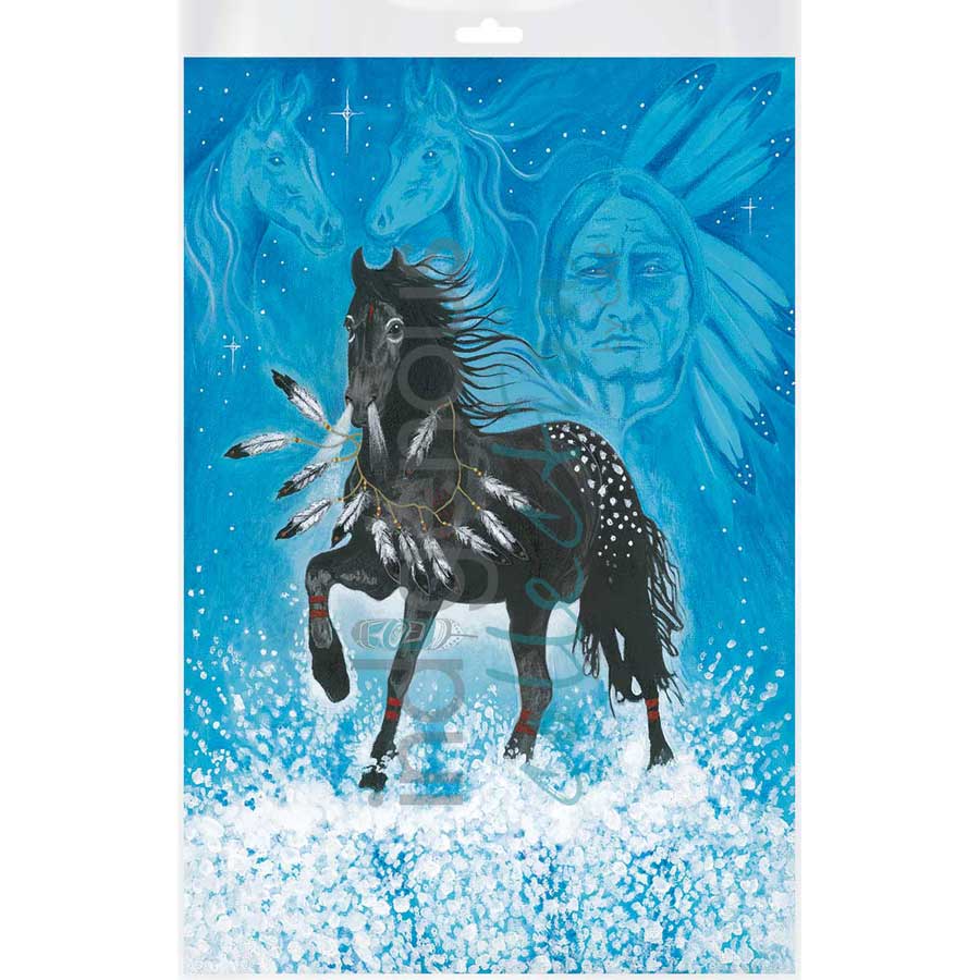 Black Beauty by artist Hubert V. Billy - Nlaka'pamux . Indigenous Collection