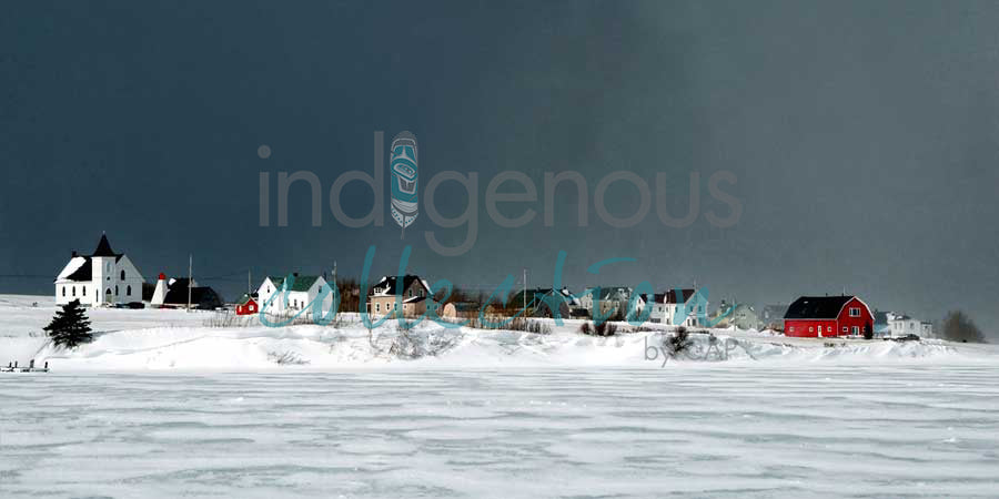 Margaree Winter, NS by artist Warren Gordon