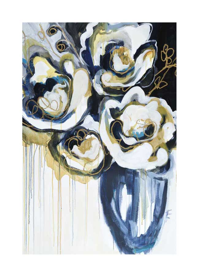 Blooms In Blue by artist  Angela Maritz