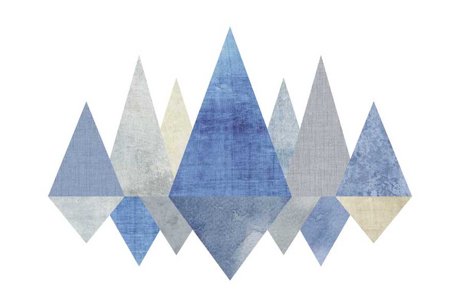 Indigo Peaks by artist  Debbie Banks