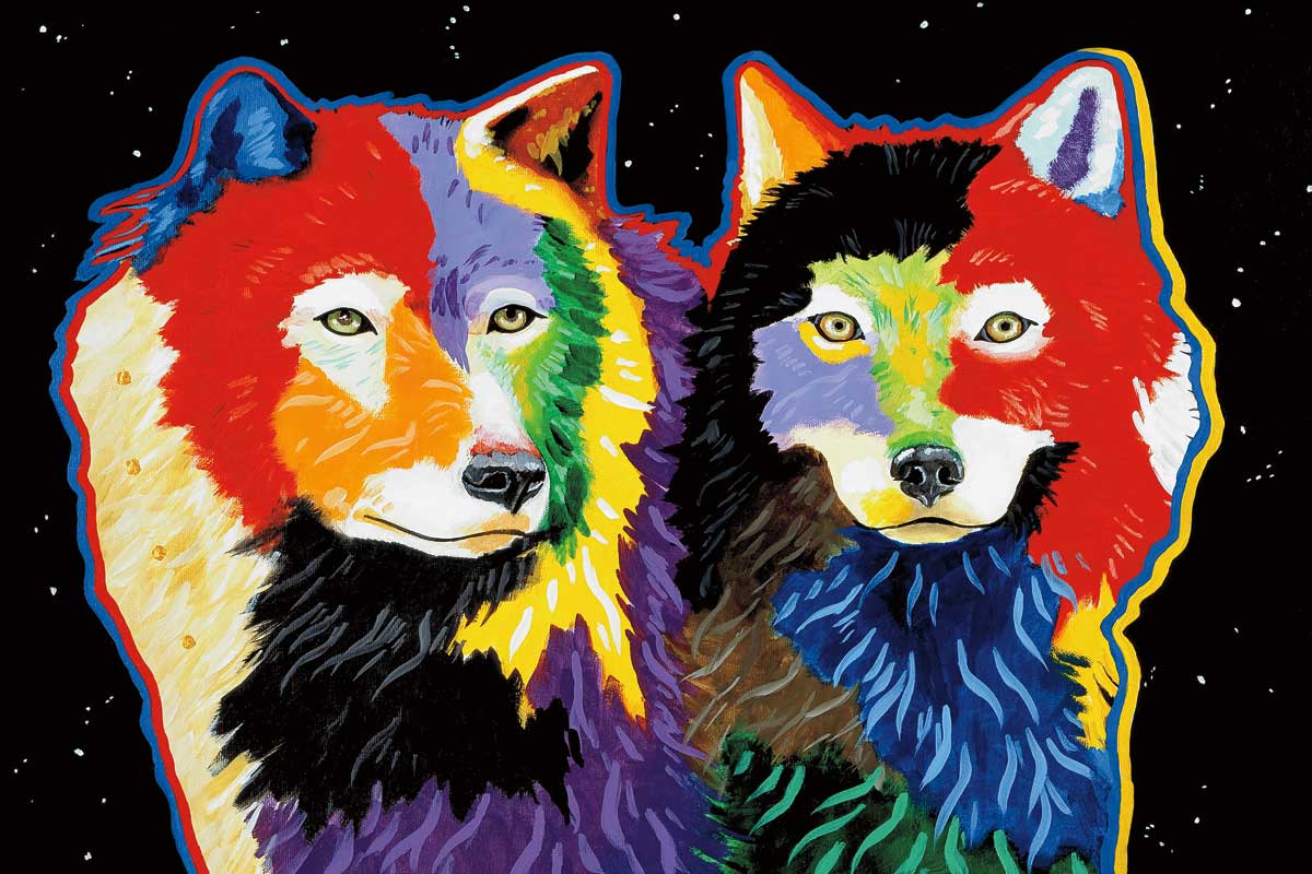 Star Gazers by artist  John Balloue