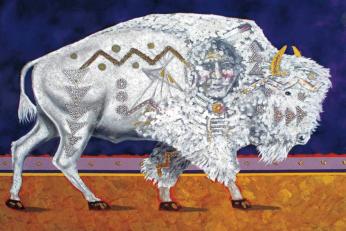 White Buffalo by artist  John Balloue