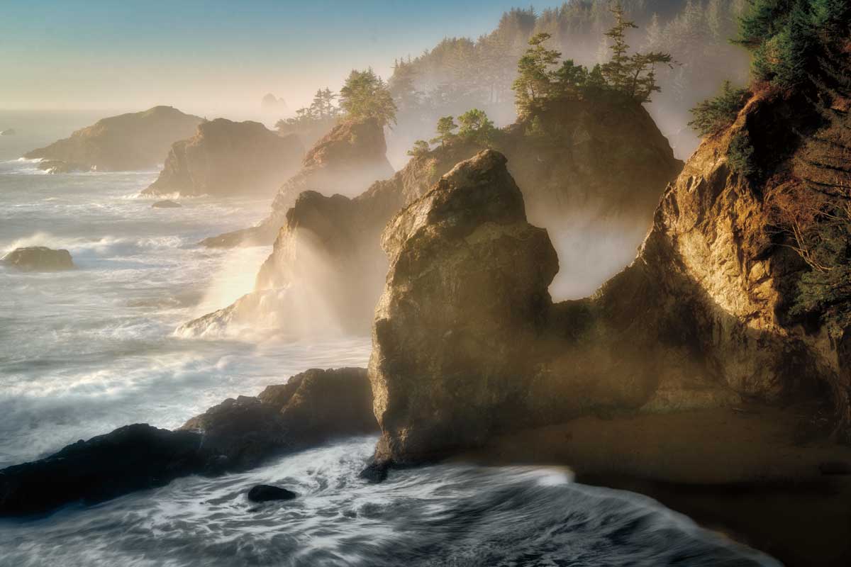 Misty Morning by artist  Dennis Frates