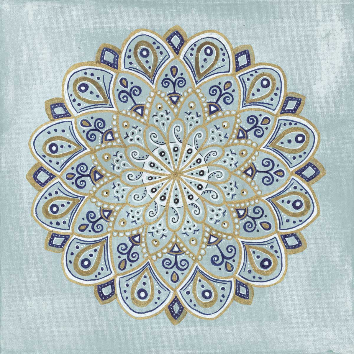 Mediterranean Medallion by artist  Yvette St. Amant