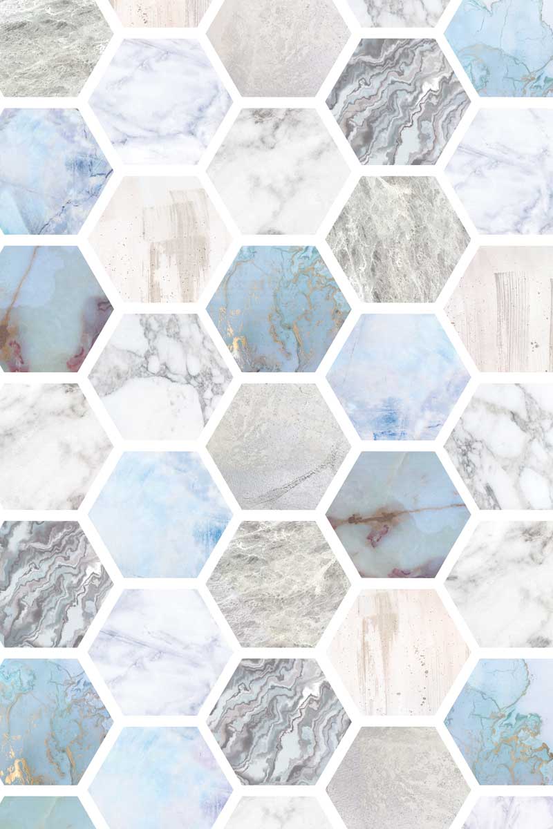 Hexagon Spaces I by artist  Genesis Alvarez