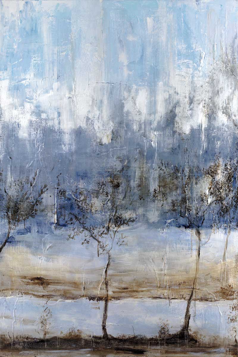 Anchored in Blue I by artist  Aziz Kadmiri