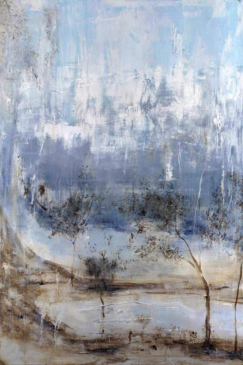 Anchored in Blue II by artist  Aziz Kadmiri