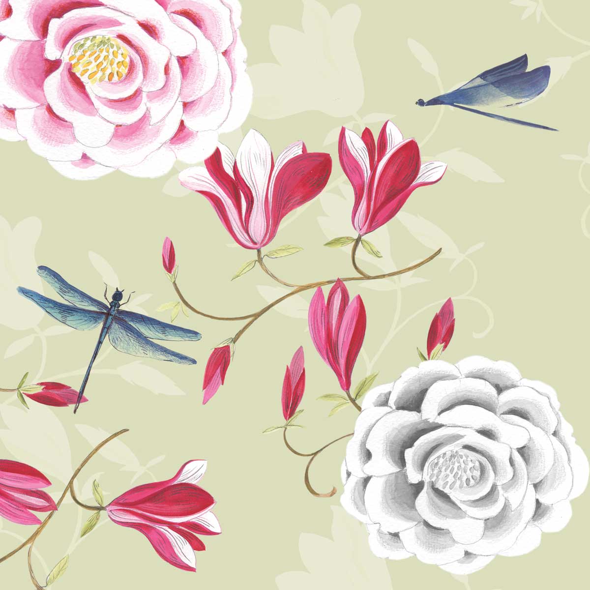 Regal Garden I by artist  Turnowsky