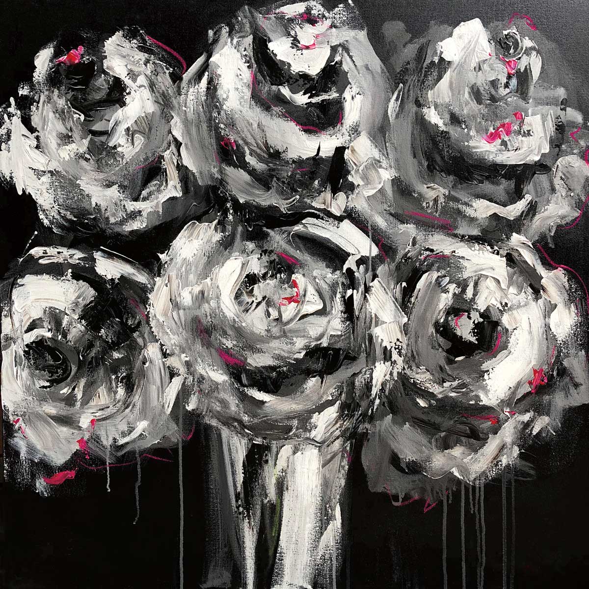 White Roses by artist  Emma Bell