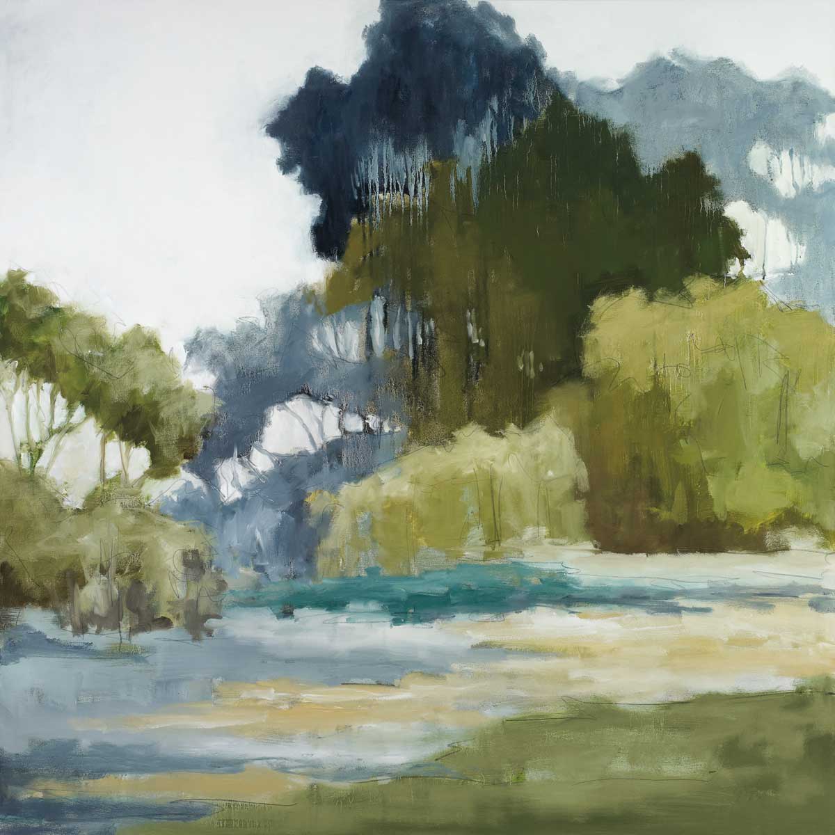 Bean Field's Tall Trees by artist  Jacqueline Ellens