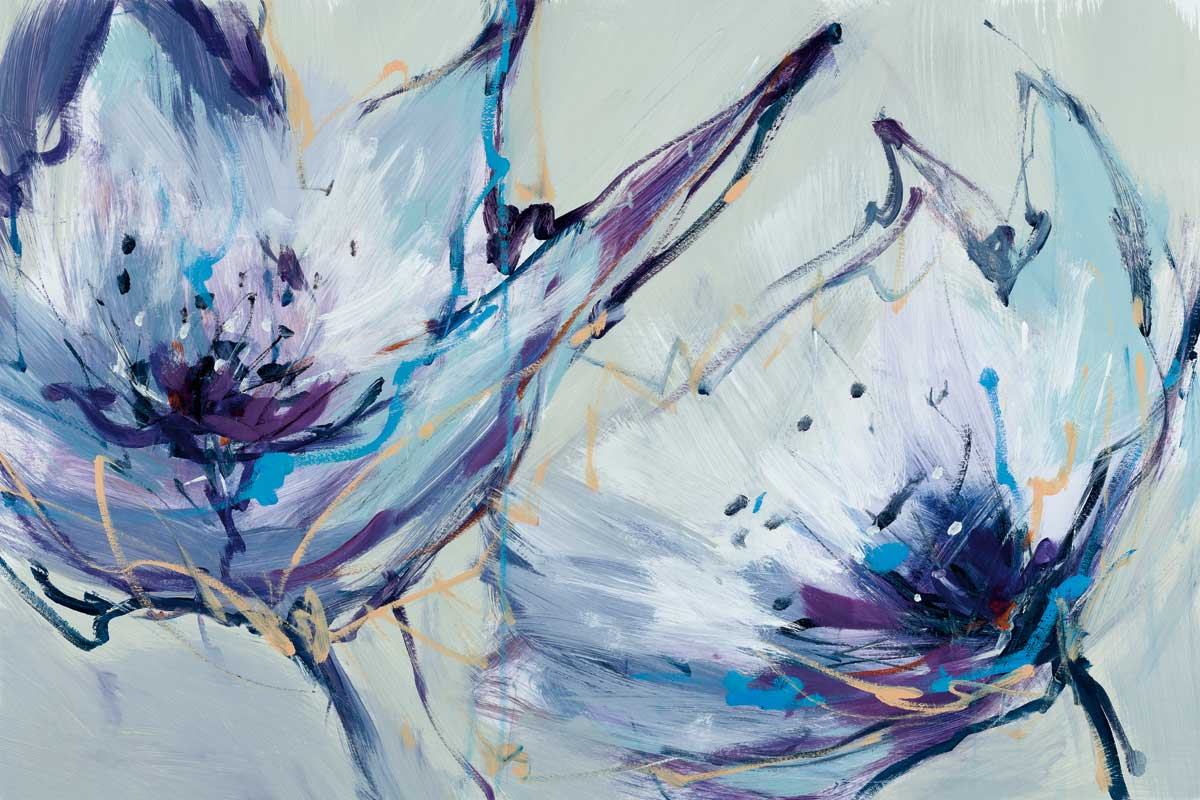 Blooms In Lilac by artist  A. Fitzsimmons