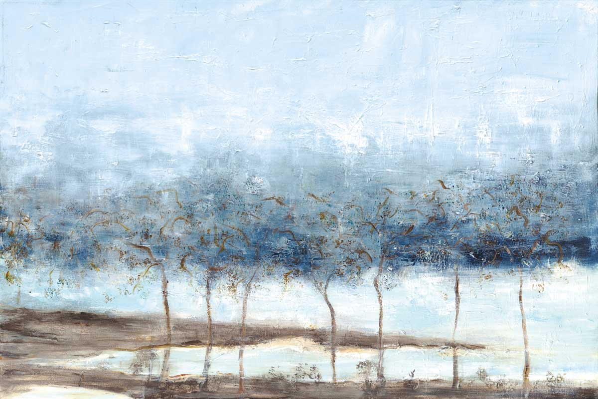 Riverside by artist  Aziz Kadmiri