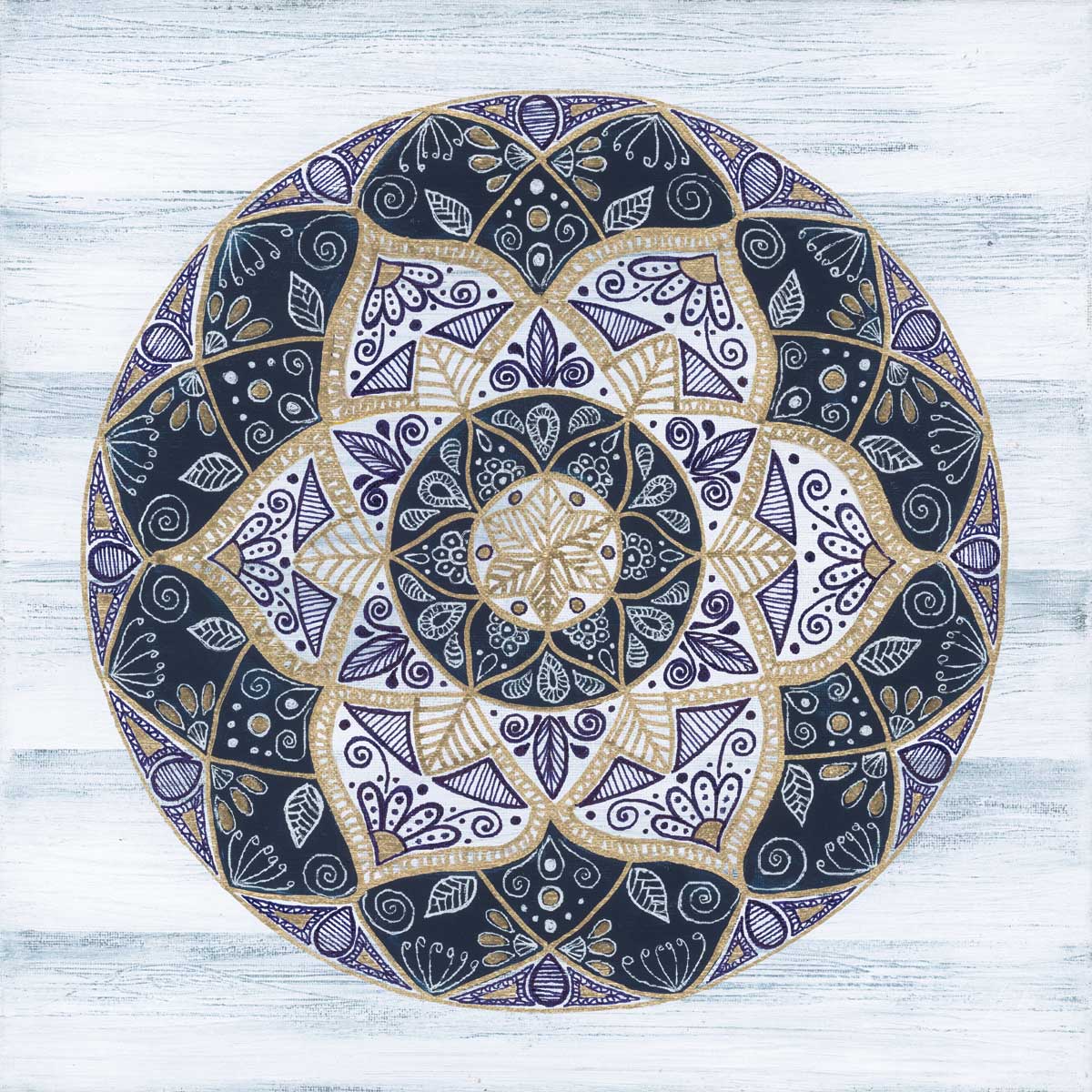 Coastal Mandala I by artist  Yvette St. Amant