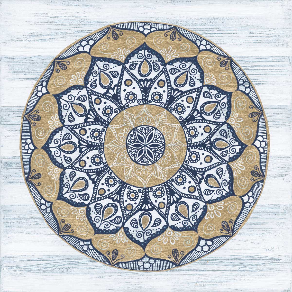 Coastal Mandala II by artist  Yvette St. Amant