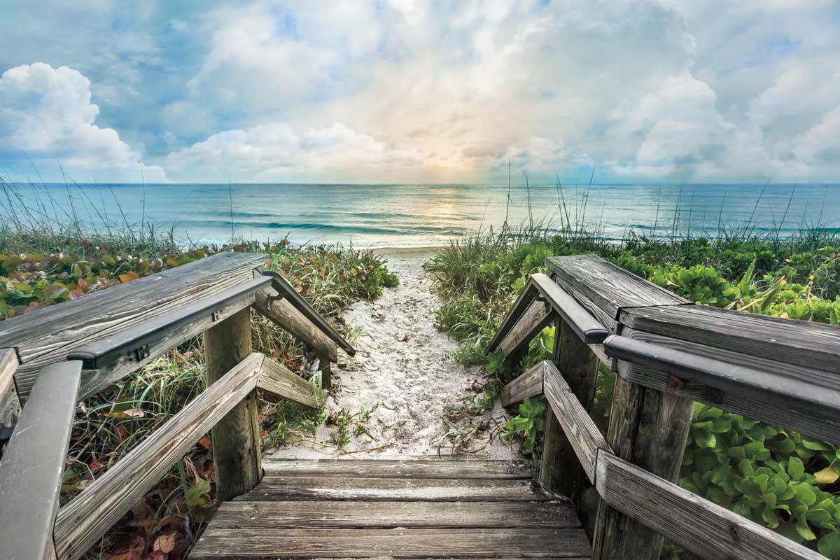 Welcome to the Beach by artist  Celebrate Life Gallery