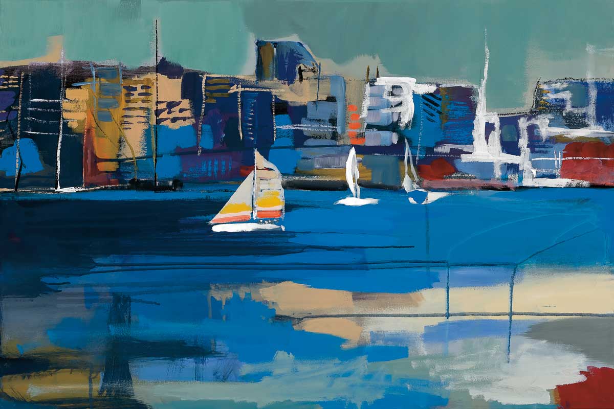 Sunday Sail by artist  A. Fitzsimmons
