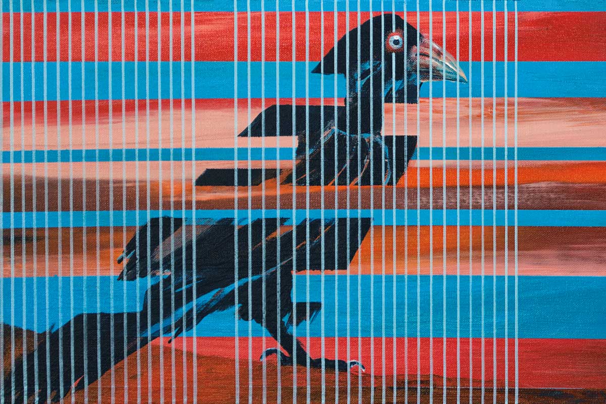 Raven by artist  Bill Hensley