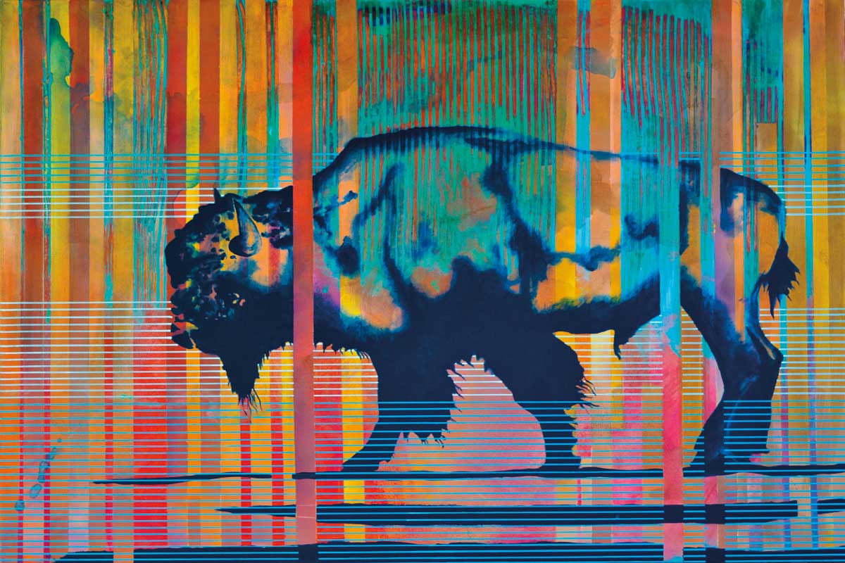 Bison III by artist  Bill Hensley
