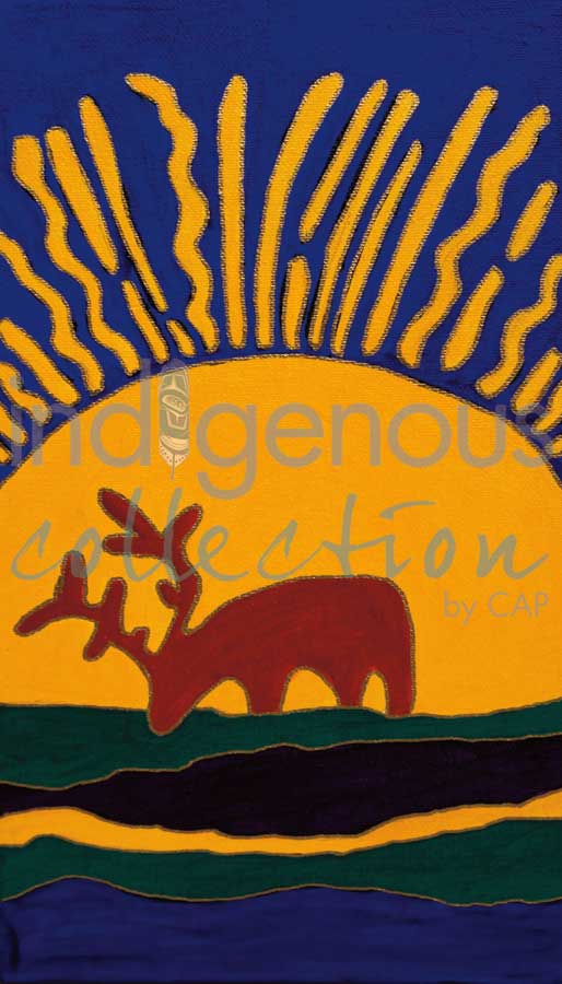 Sunset by artist Dawn Oman