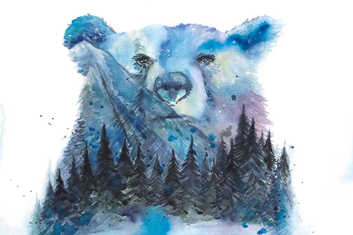 Bear by artist  Elena Markelova