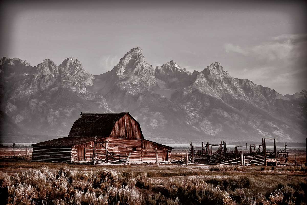 John Moutlon Barn by artist  Ken Smith