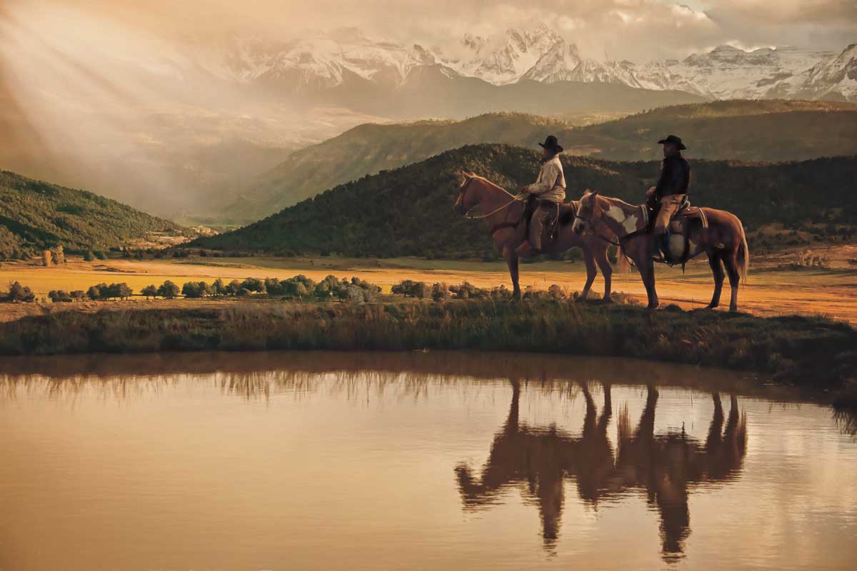 Rays on the Peak by artist  Ken Smith