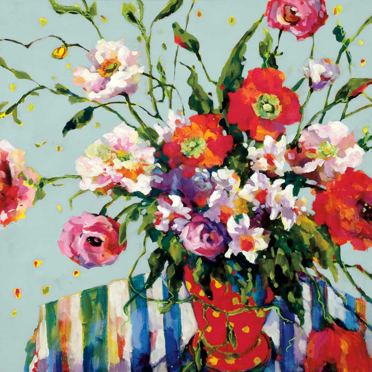 Polka Dot Pot by artist  Jill Charuk