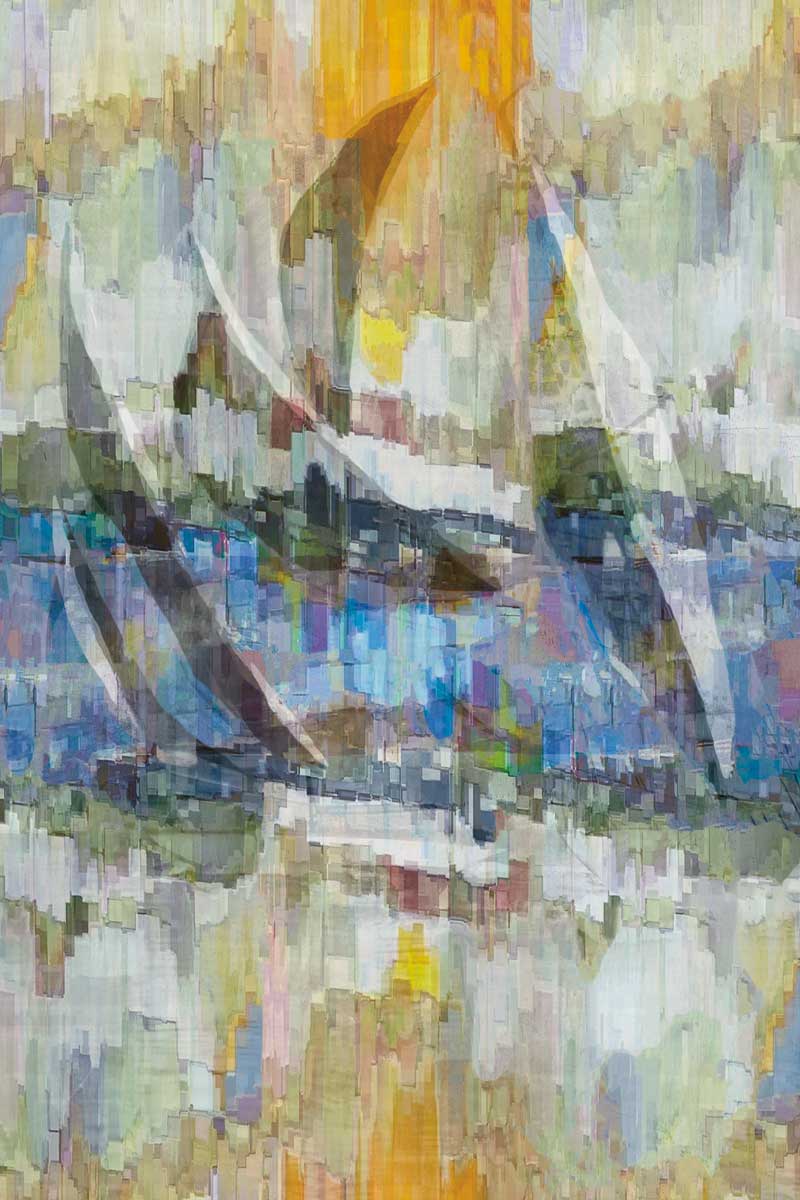 Abstract Sails by artist  Marta G. Wiley