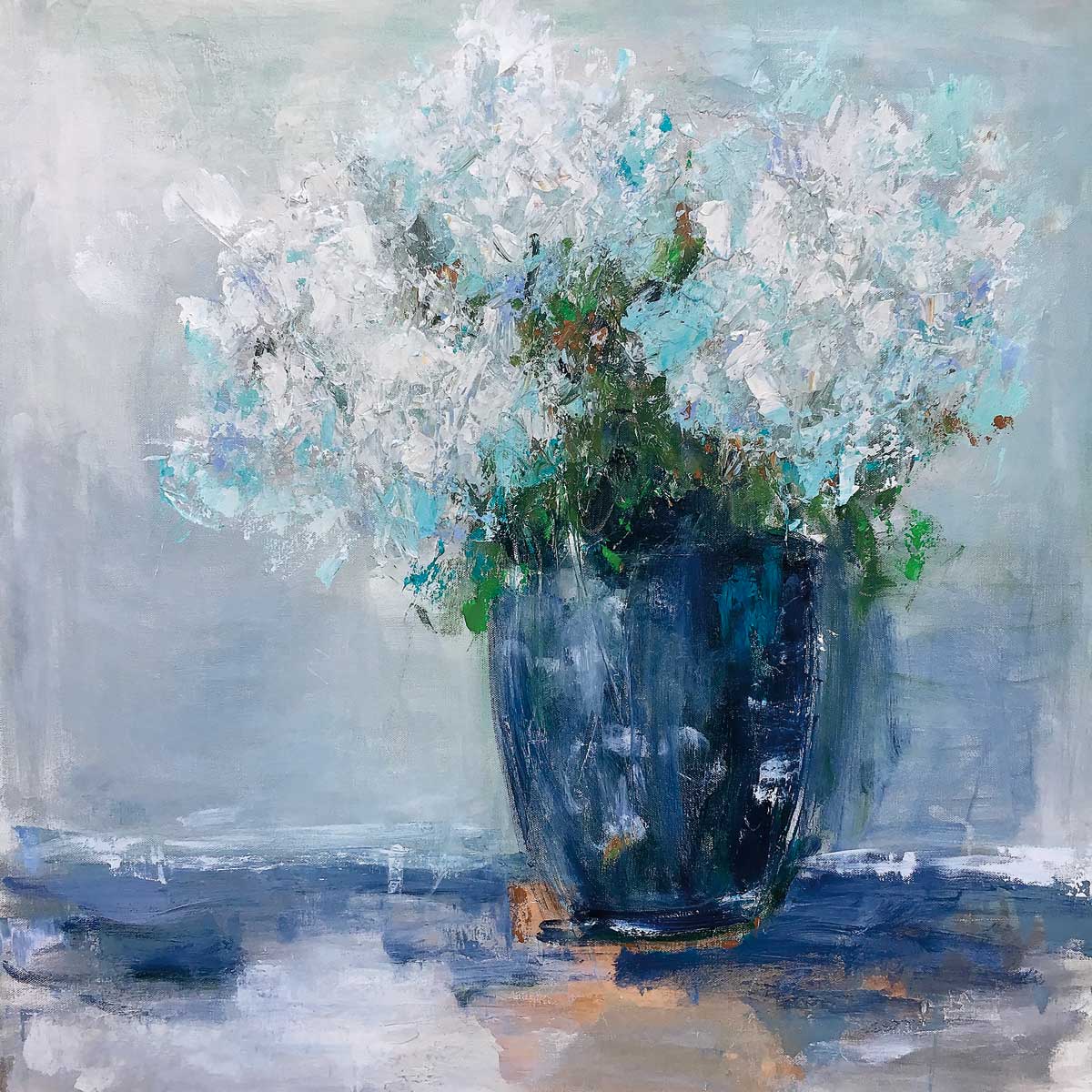Blue Hydrangea by artist  Emma Bell