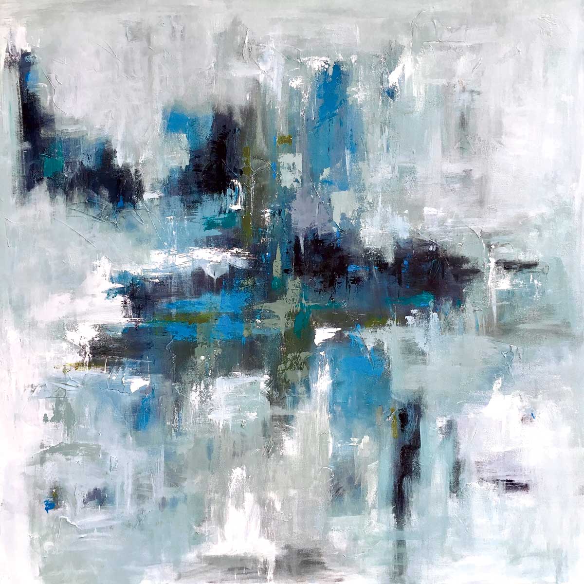 Deep Blue City Views by artist  Emma Bell