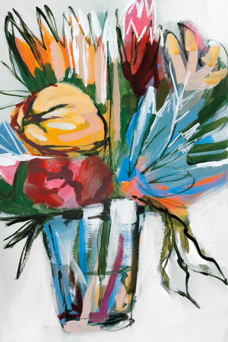 November Blooms I by artist  A. Fitzsimmons