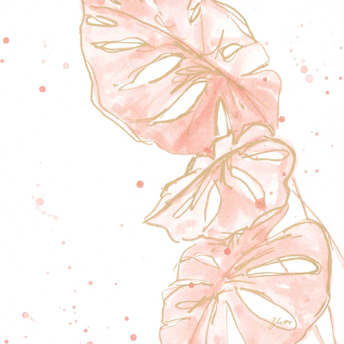 Tropical Twist I by artist  Yvette St. Amant