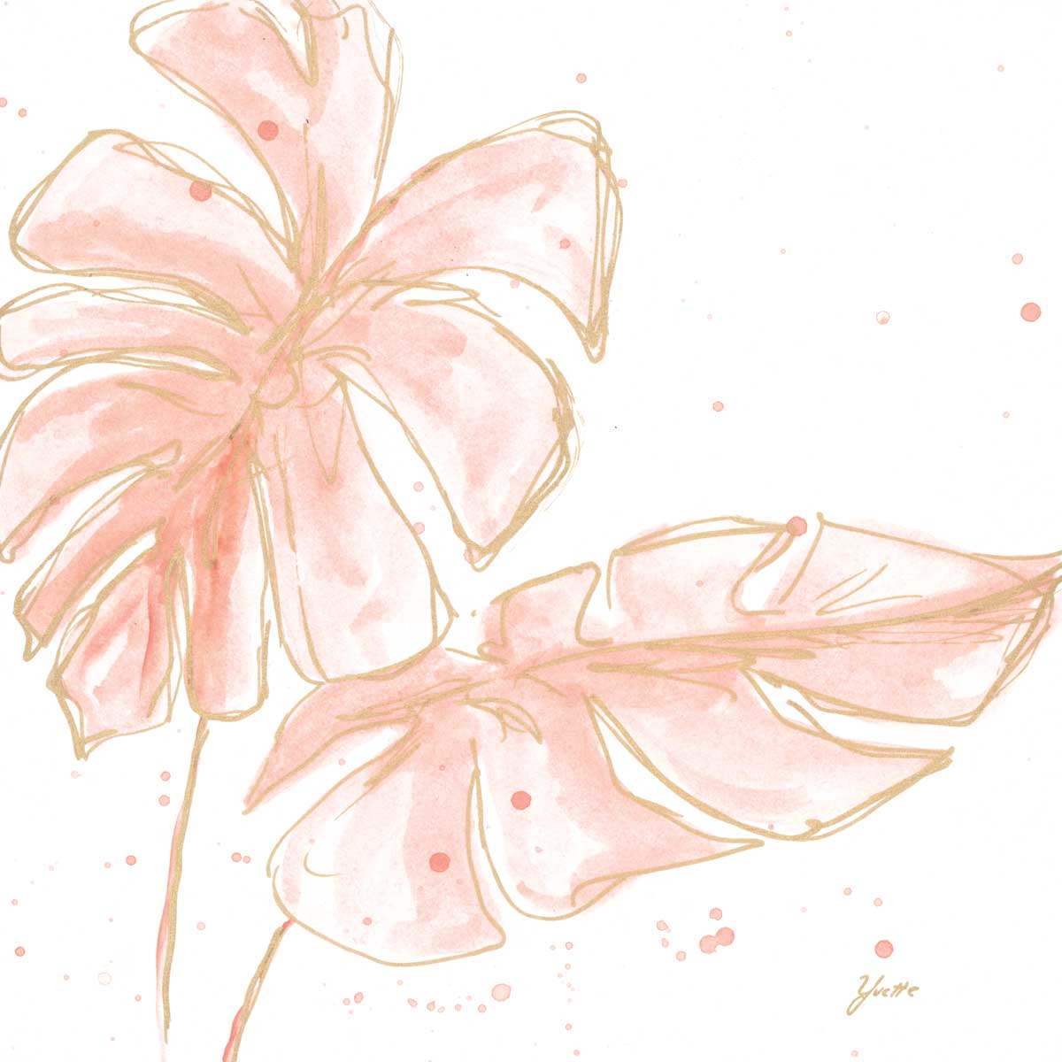 Tropical Twist III by artist  Yvette St. Amant