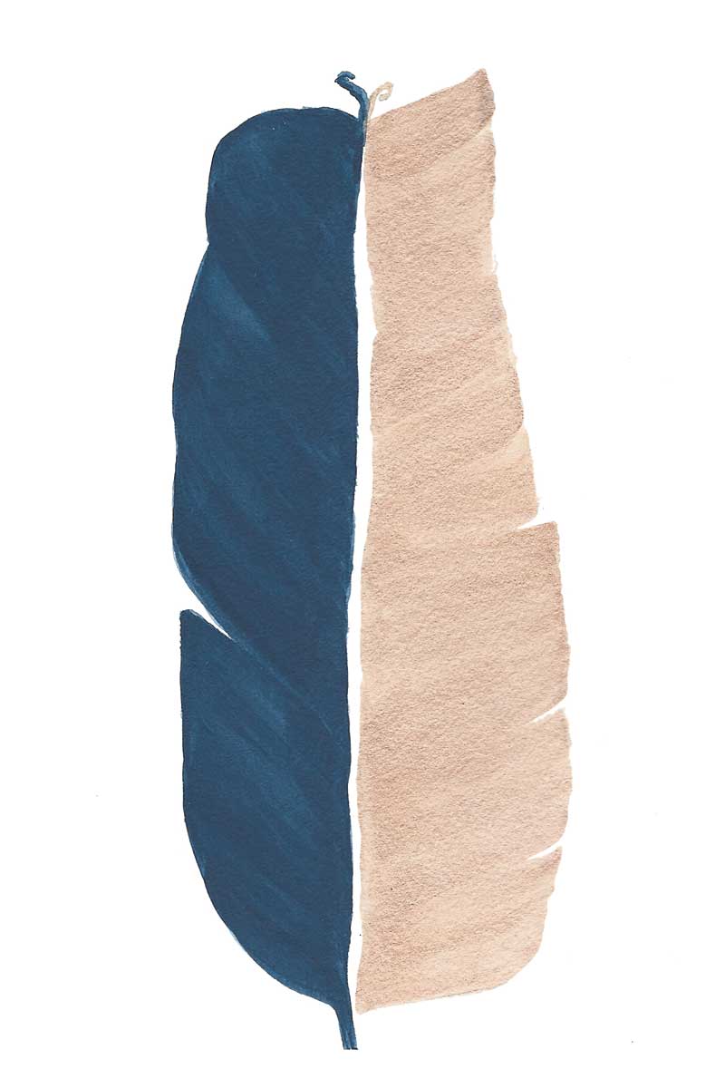 Modern Leaf I by artist  Yvette St. Amant