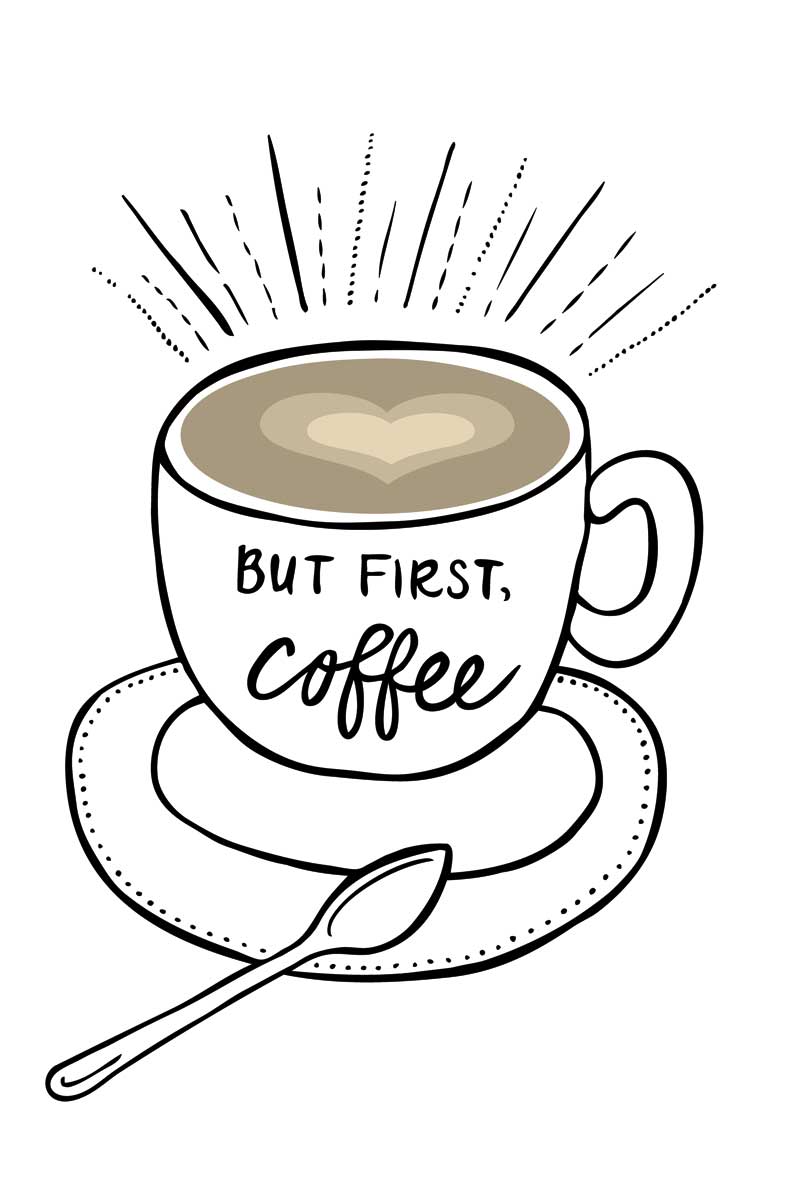 Coffee by artist  Kiana Hipolito