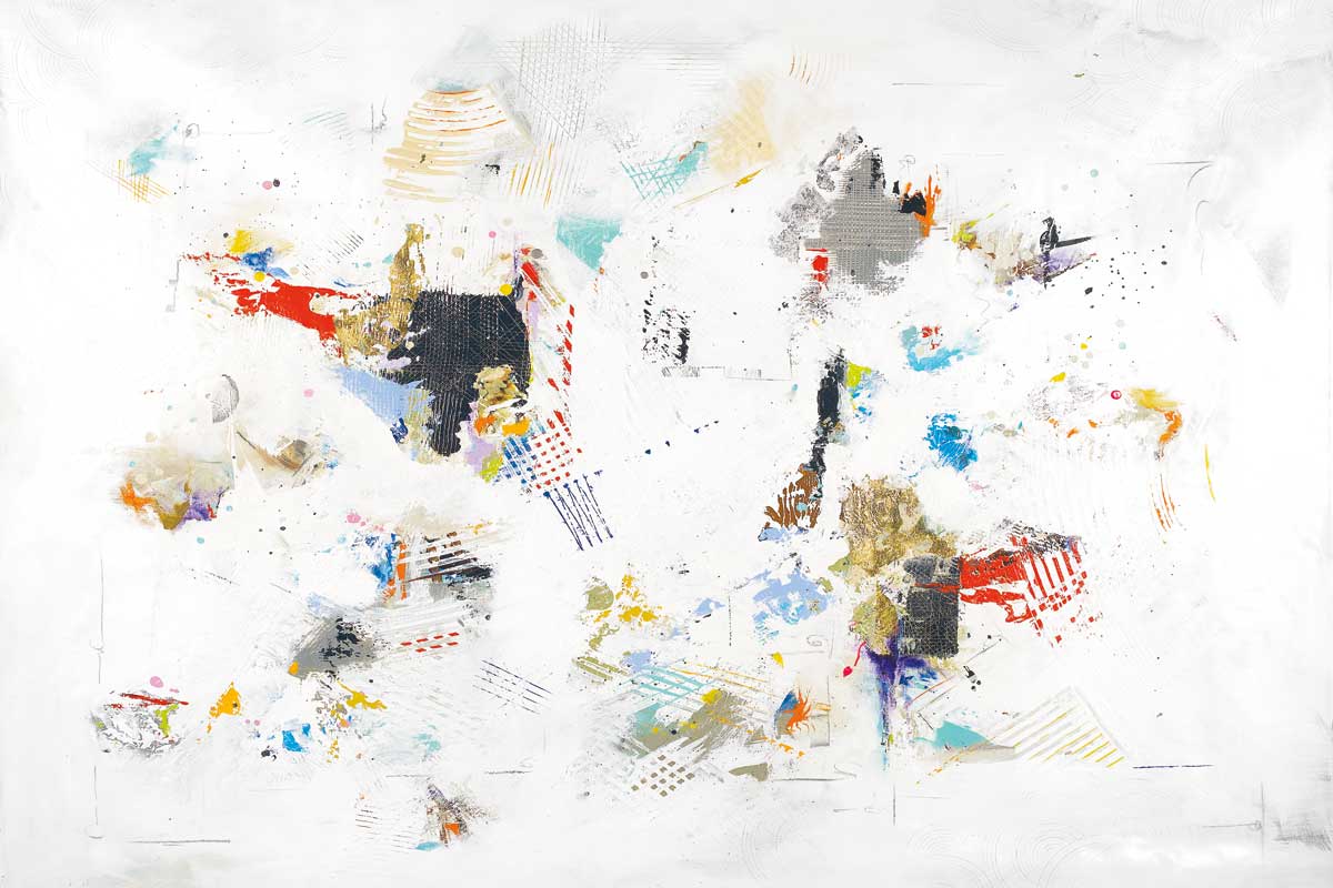 Blonde Abstraction by artist  Victoria Jackson