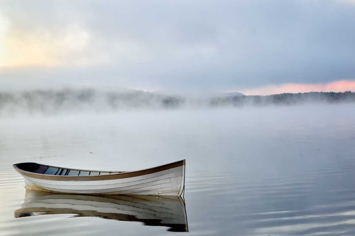Tranquil Lake by artist  Michael Iacobellis