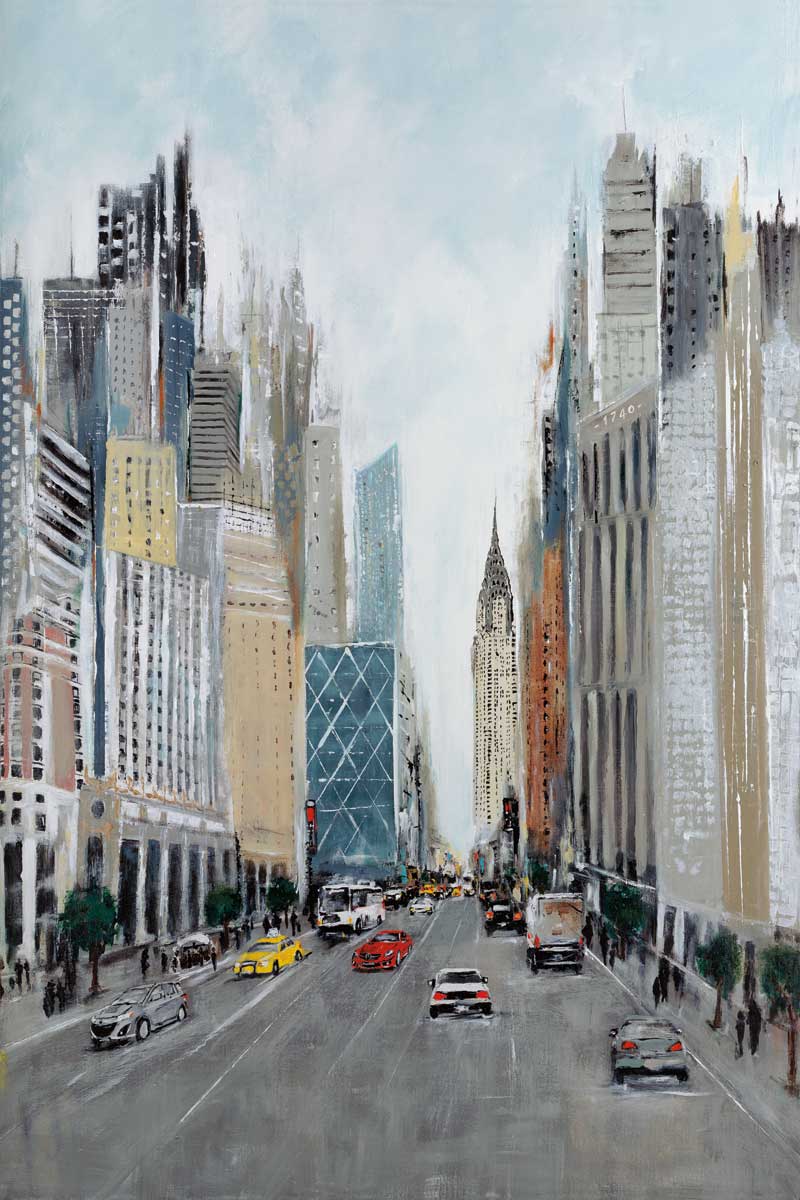 New York Vibe by artist  Aziz Kadmiri