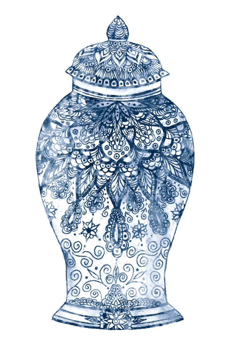 Modern Chinoise I by artist  Yvette St. Amant