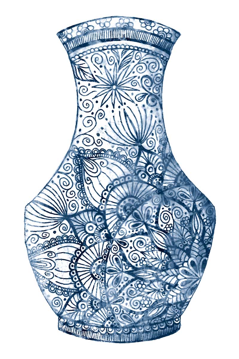 Modern Chinoise II by artist  Yvette St. Amant