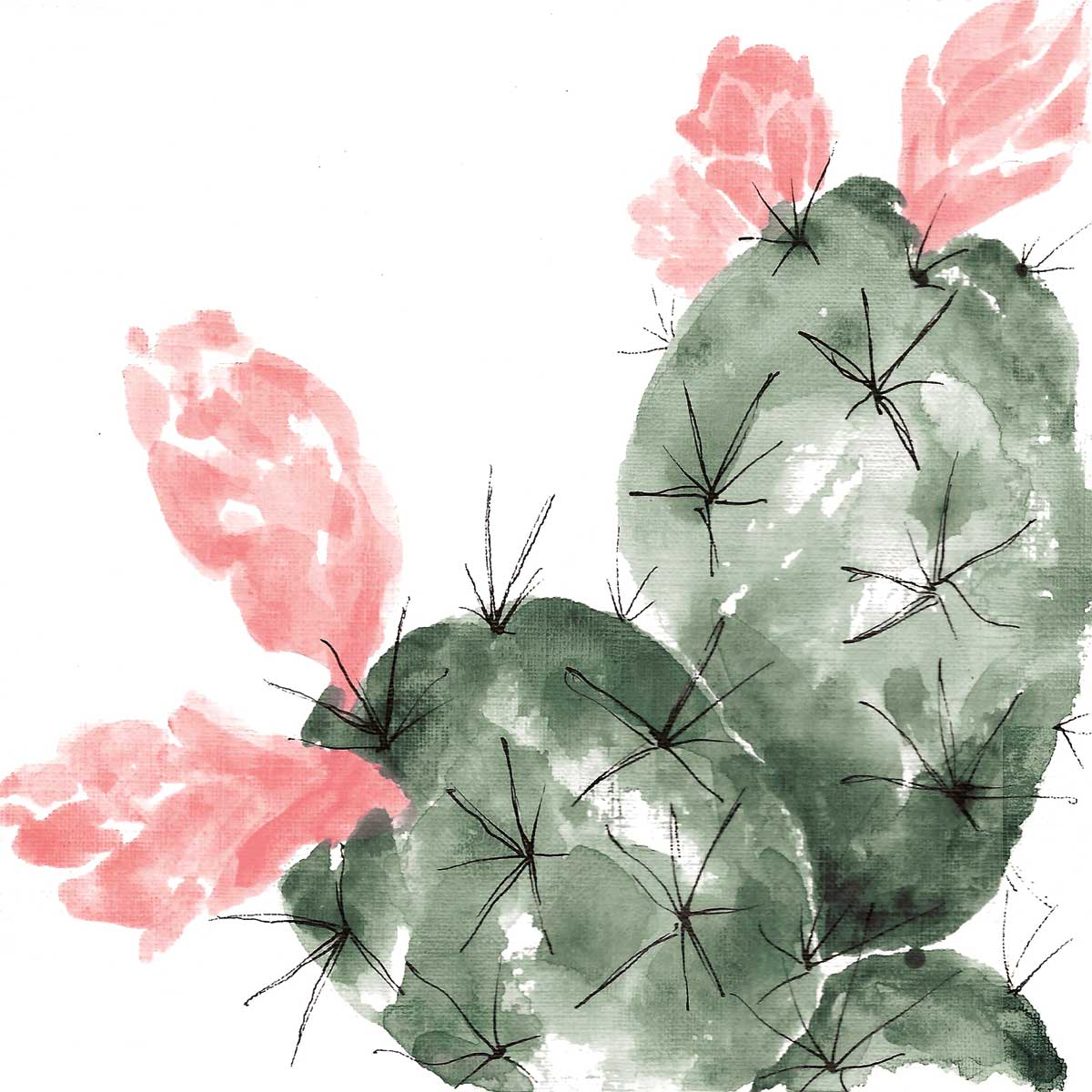 Prickly Bloom I by artist  Yvette St. Amant