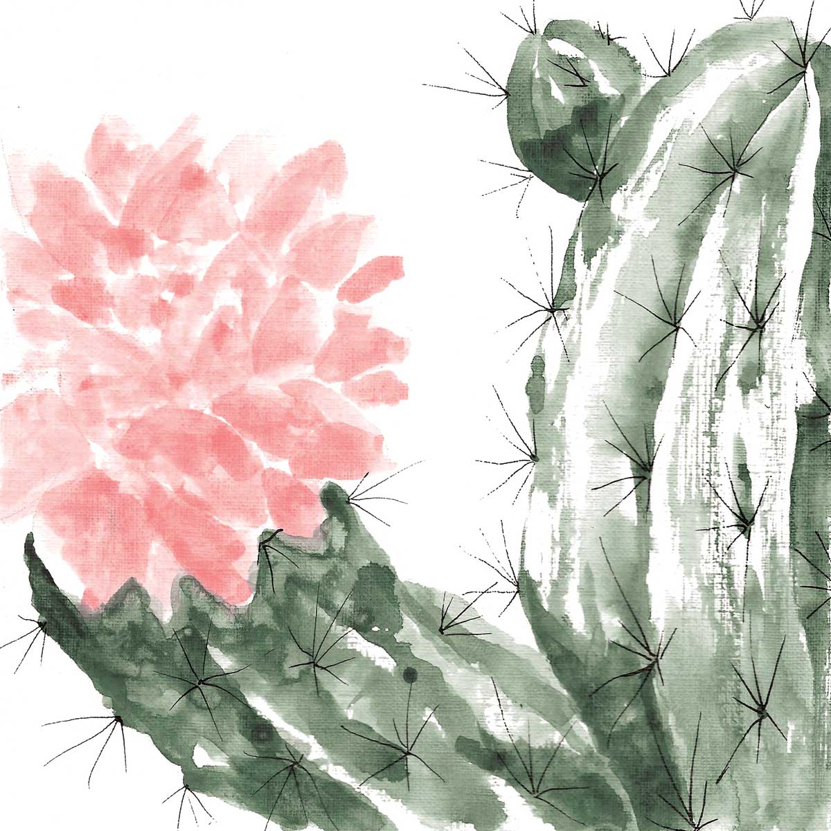 Prickly Bloom II by artist  Yvette St. Amant