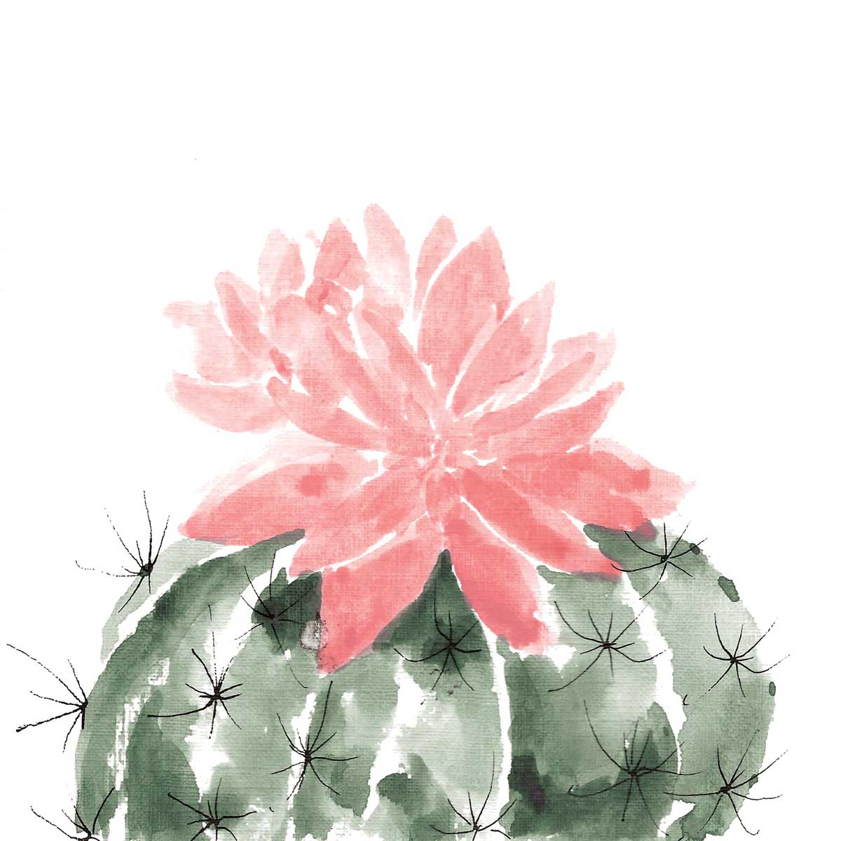 Prickly Bloom IV by artist  Yvette St. Amant