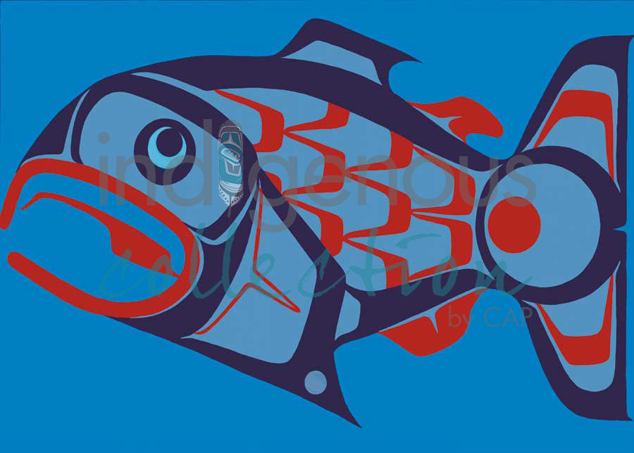 Salmon by artist Eric Parnell