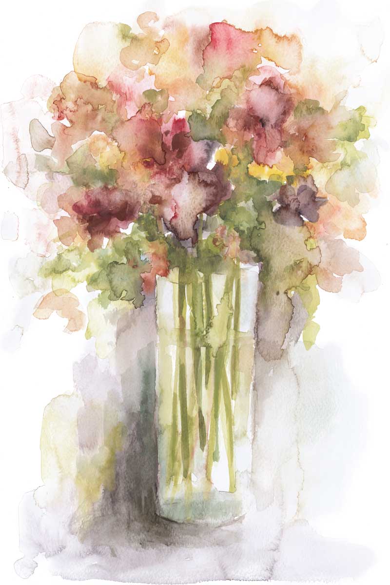 Flowers in the Moonlight by artist  Wani Pasion