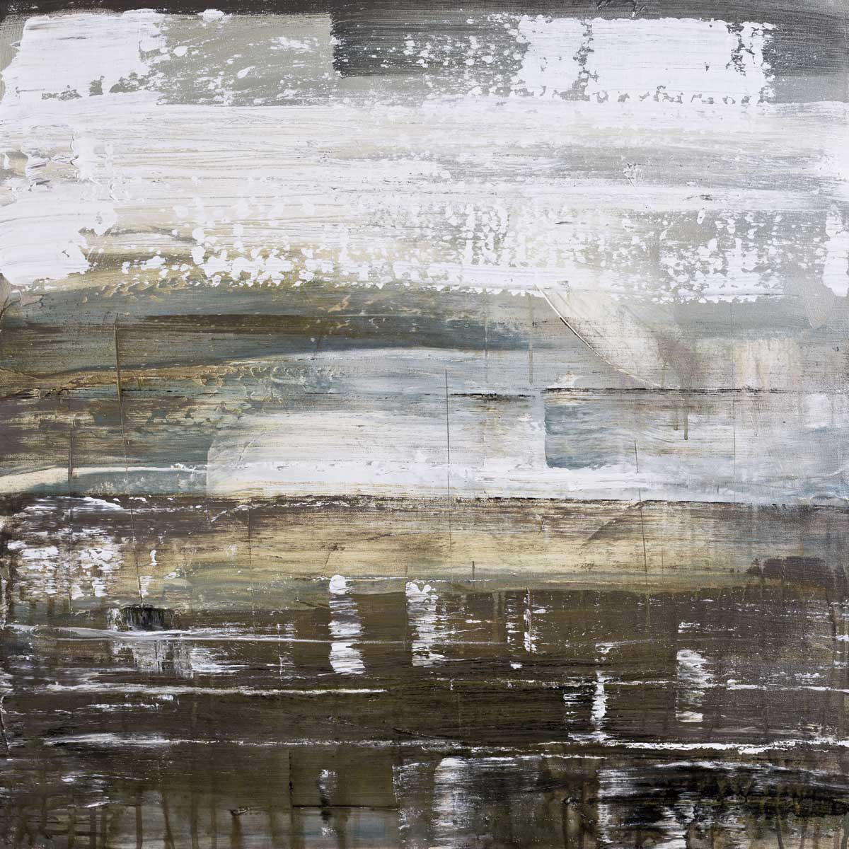 Weathered by artist  Aerial Snow