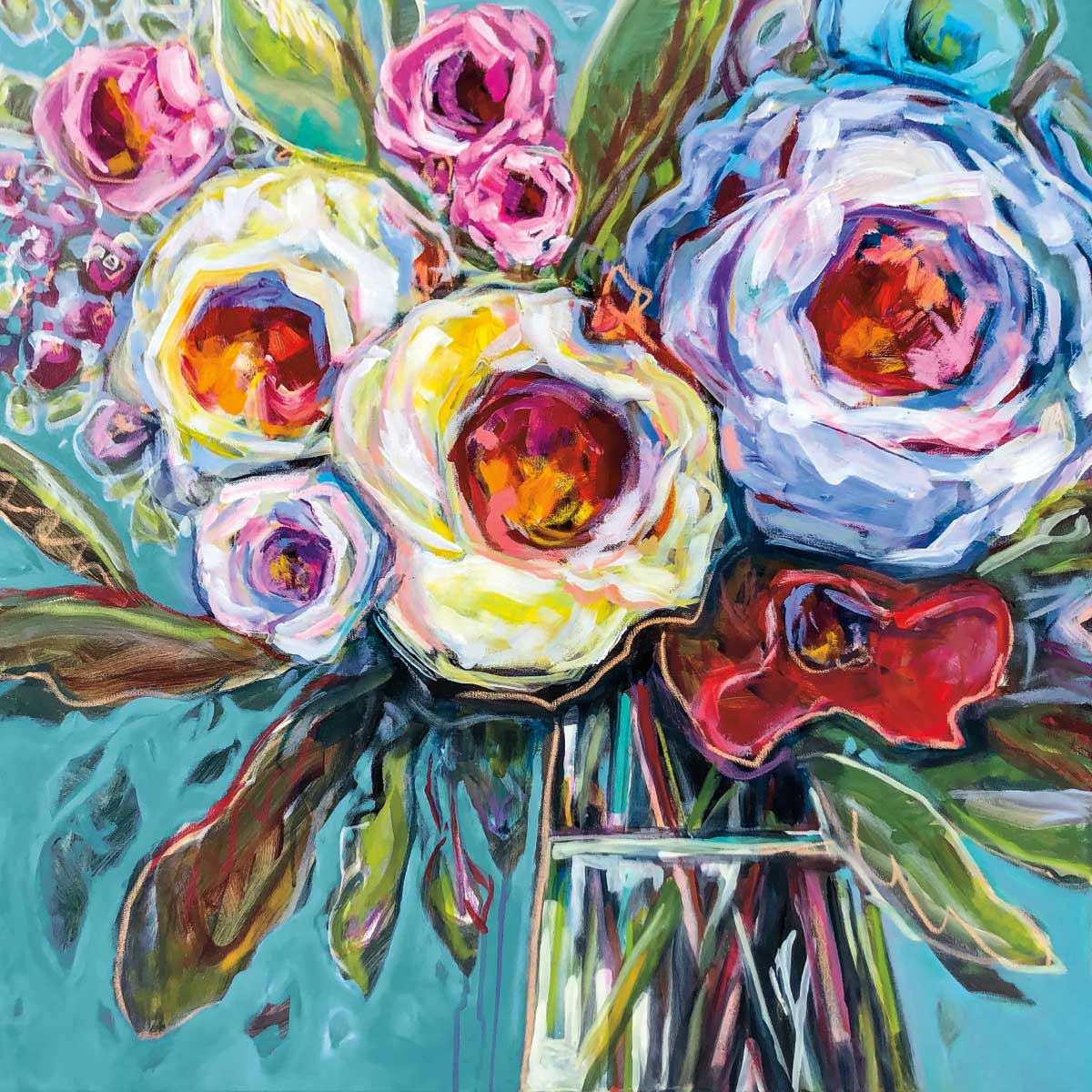 Quietly Blooming by artist  Vanessa Drew