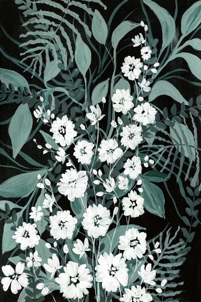 Farmhouse Floral I by artist  Yvette St. Amant