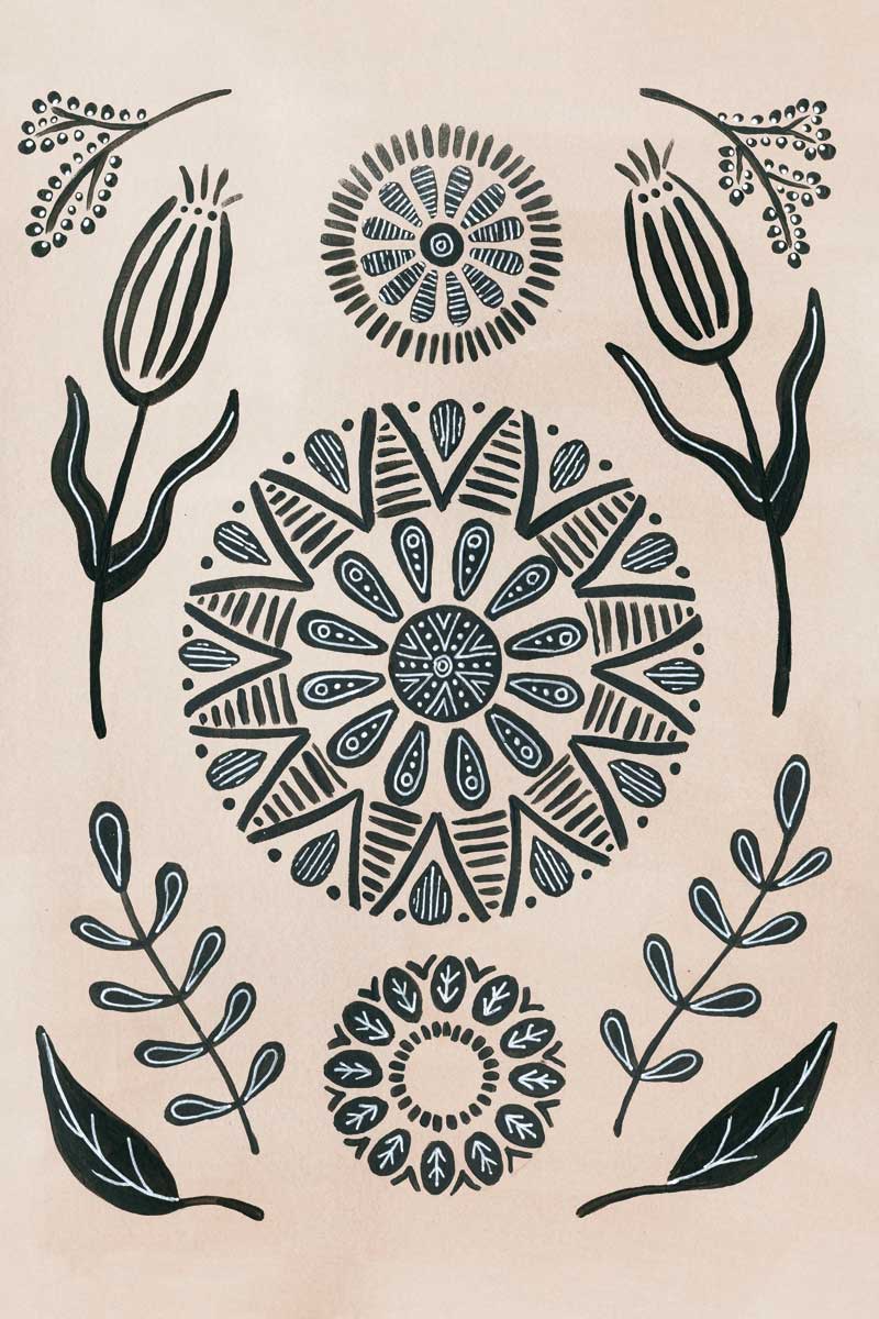 Nordic Folk Woodland Spirit by artist  Yvette St. Amant