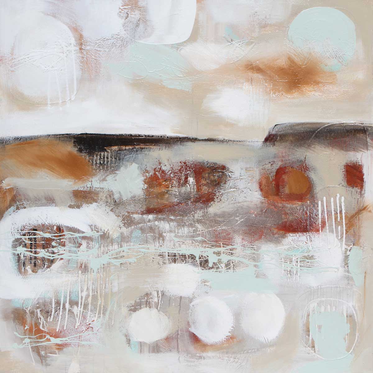 Copper Escarpment by artist  A. Brooks